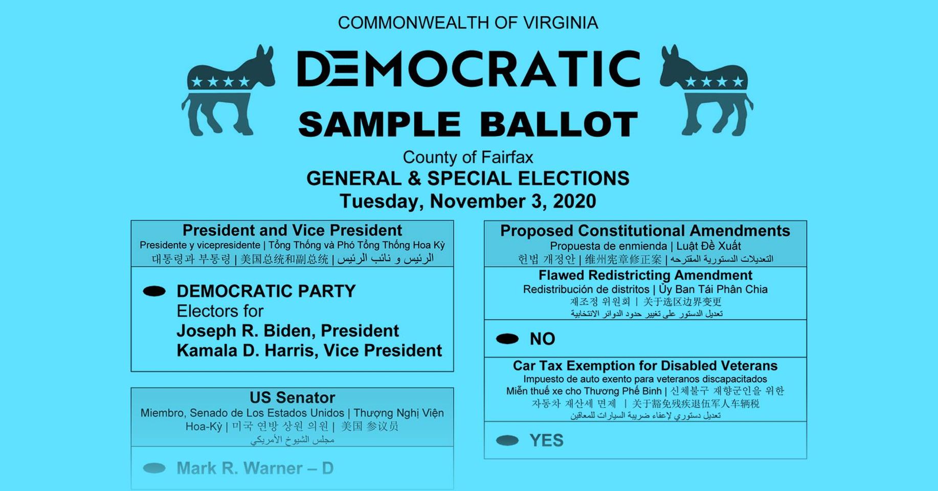 Sample Ballots Fairfax Votes